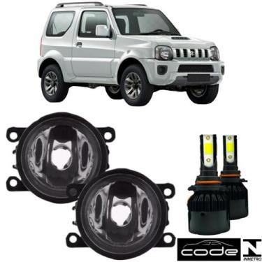Imagem de Par farol milha suzuki jymmy 2009 10 11 12 a 2020 super led - BIBAS
