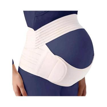 Imagem de Cinta De Suporte Abdominal Ajustável Para Gestantes - Protetor De Barr
