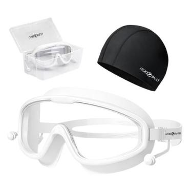 Imagem de Kit Natação Adulto Profissional Hero Band Óculos Anti-UV Silicone Touc