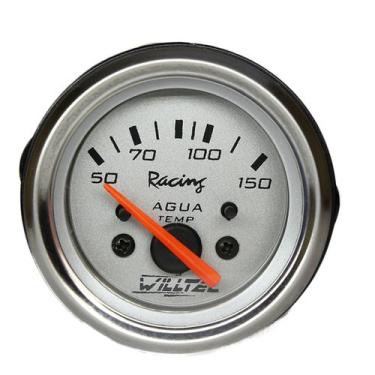Imagem de Termômetro Elétrico Água 50-150C 12V 52mm Cinza Universal - Willtec