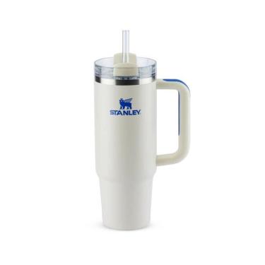 Imagem de Copo Com Canudo Stanley Quencher 887ML -, Cream Royal