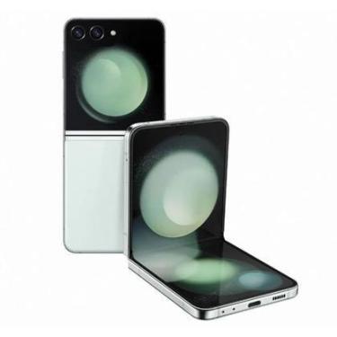 Imagem de Smartphone Samsung Galaxy Z Flip5 512gb 8gb Ram 5g Verde-claro Verde-c