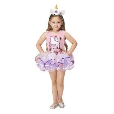 Imagem de Fantasia De Unicornio Shine Infantil - Super Fantasias, GG - 12 Anos