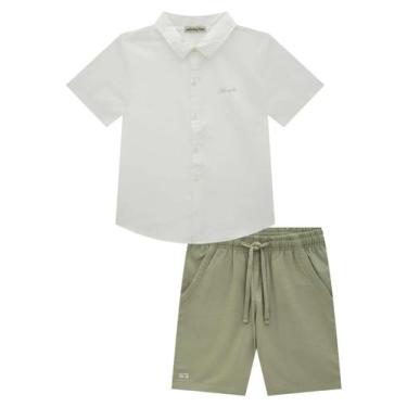 Imagem de Conjunto de Camisa em Linho Deluxe Johnny Fox, Off white, 10