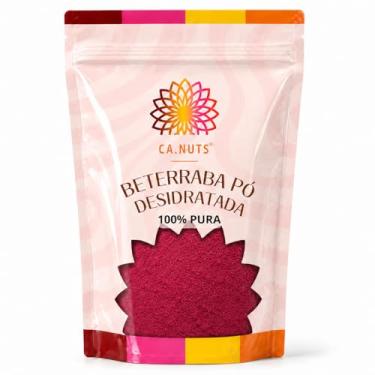 Imagem de Beterraba em Pó 100% Pura Importada | Farinha de Beterraba Ca.Nuts Linha especial (500g)