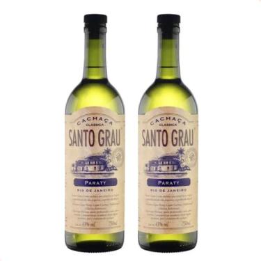 Imagem de Cachaça Santo Grau Paraty 750ml Kit Com 2 Garrafas Originais