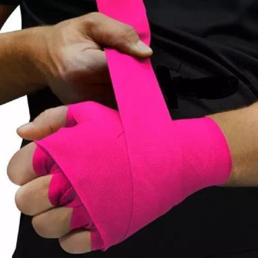 Imagem de Bandagem Elástica 3 Metros - Pulmax, Rosa