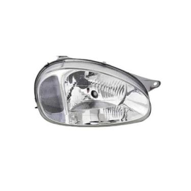 Imagem de Farol Corsa Classic 2000 a 2010 Lado Direito Carcaça Cinza - Automotiv