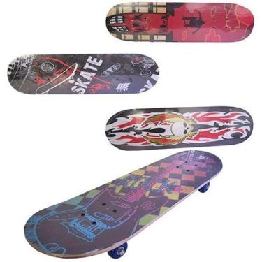 Imagem de Skate para Iniciante Shape de Madeira Estampado - Camp