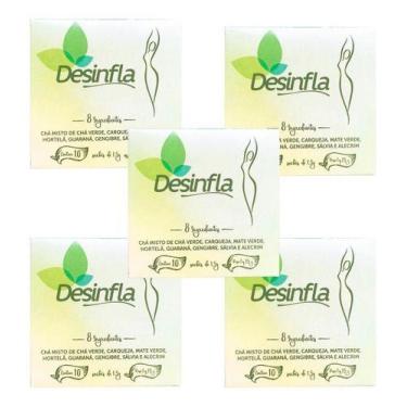 Imagem de Kit 5 Desinfla Chá Misto 15g SaborTradicional, Tradicional