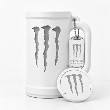 Imagem de Porta Lata Monster Com Tampa e Abridor Exclusivo para Energéticos - R2