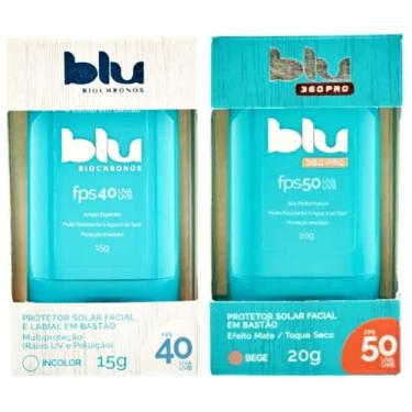 Imagem de Protetor Solar Facial Blu Bege ou Incolor Esportes Praia - BLU PRAIA, 