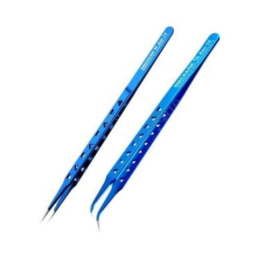 Imagem de Pinça De Precisão Em Aço Inoxidável Para Reparo De Celulares Com 8 Fur