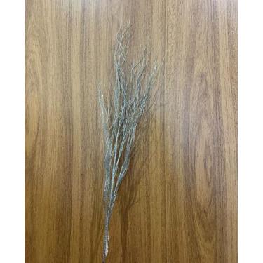 Imagem de Capim Grass Natalino com Glitter Prata 83cm - FLORARTE