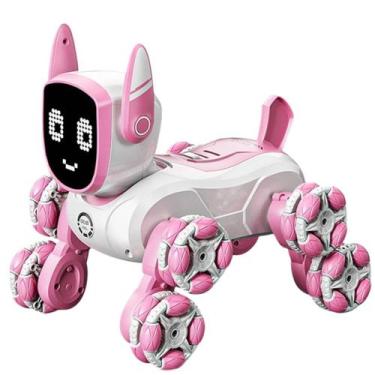 Imagem de Cão Robô Inteligente Recarregável Brinquedo Interativo Controle Remoto