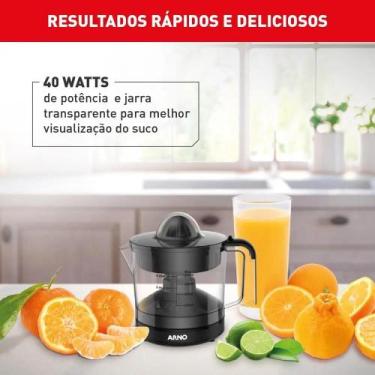 Imagem de Espremedor de Frutas Suco Express 0,75L Preto CP31 127V 40W - Arno, Pr