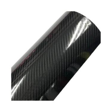 Imagem de Adesivos De Vinil Em Fibra De Carbono 5D 6D Brilhante Para Carros 152x