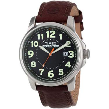 Imagem de Timex T44921 Relógio analógico clássico Indiglo Field Easy Reader