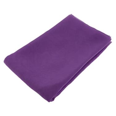 Imagem de shamjina Lenço de cinturo de Chiffon com Lenço de Dança Do Ventre de Lantejoulas Lenço de Turbante para, Roxo profundo, como descrito