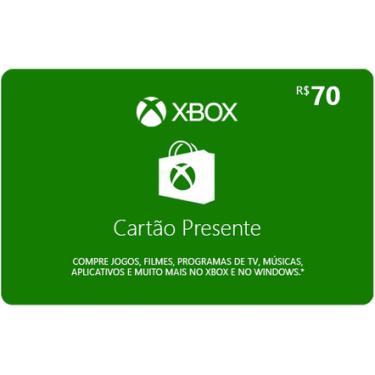 Imagem de Gift Card Digital Xbox Cash R$ 70