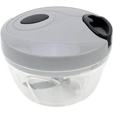 Imagem de Processador de Alimentos Manual Triturador Mini Mixer SEGMA (Cinza)