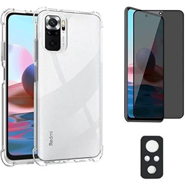 Imagem de Capa capinha Anti impacto Redmi note 10 Pro + Película Privacidade 9D 3D + Camera (C7ARMOR)