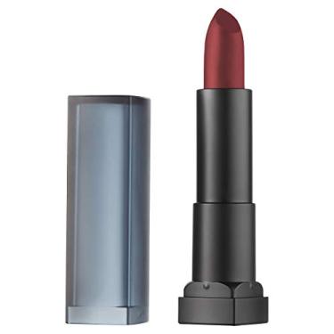 Imagem de Maybelline New York Color Sensational Red Lipstick Batom Matte em pó, Cruel Ruby, 0,15 onça, embalagem de 1