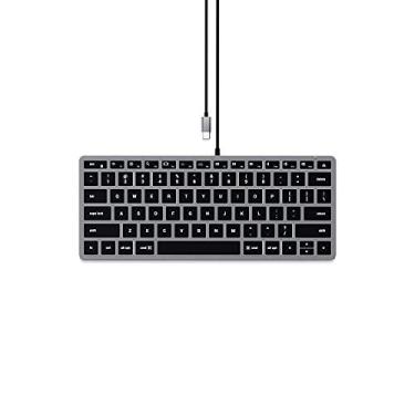 Imagem de Satechi Teclado Slim W1 Iluminado com Cabo - Teclas Iluminadas e Conexão USB-C - Para M2/ M1 MacBook Pro/Air, M2/ M1 iPad Pro/Air, M2 Mac Mini, iMac M1