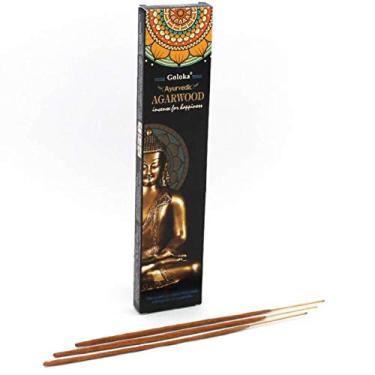 Imagem de Incenso Goloka Ayurvedic Massala Agarwood com 15 gramas
