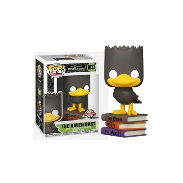 Imagem de Boneco The Simpsons Casa da Árvore dos Horrores The Raven Bart Special Edition Pop Funko 1032
