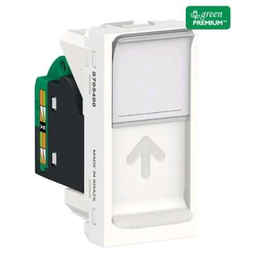 Imagem de Schneider Orion Modulo De Tom Rj45 Cat5 Branco S70540004