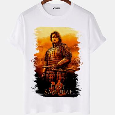 Imagem de Camiseta masculina O Ultimo Samurai Filme Tom Cruise Camisa Blusa Branca Estampada