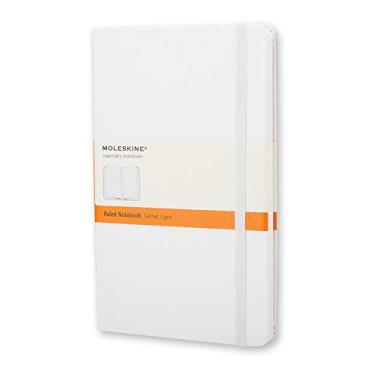 Imagem de Moleskine Classic Notebook, Large, Ruled, White, Hard Cover