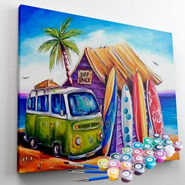 Imagem de Kit Pintura Terapêutica - Kombi Roots