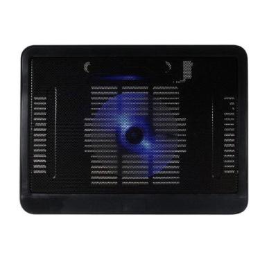 Imagem de Base Ventilada Com Cooler Led Azul 2 Posições Para Notebook 15,6 M19 U