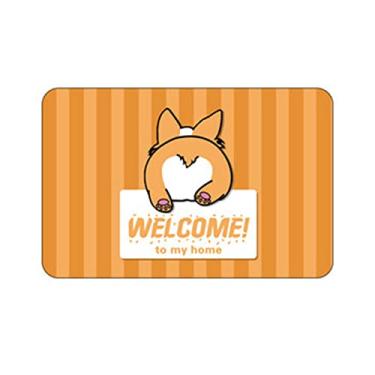 Imagem de Tapetes de banheiro para banheiro não deslizantes, amarelos, 60 x 91 cm, tapetes de banheiro com espuma de memória - tapete de banheiro de secagem rápida