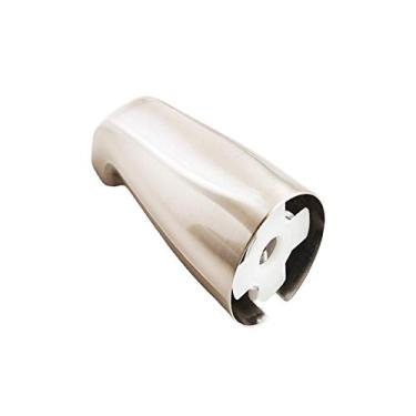 Imagem de Sento – Torneira de banheiro universal sem divisor, de metal resistente, sem cortador de chuveiro – 10 cm, tubo de cobre de 1,27 cm, níquel acetinado