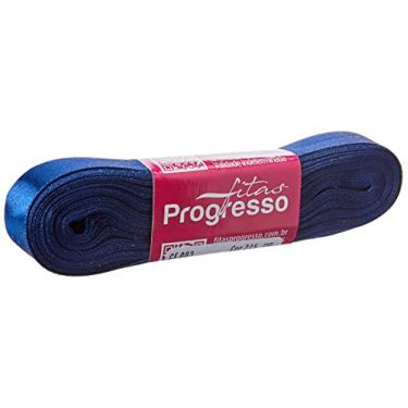 Imagem de FITA CETIM SIMPLES CF003 15 mm COR 215 AZUL MARINHO Peça 10 metros