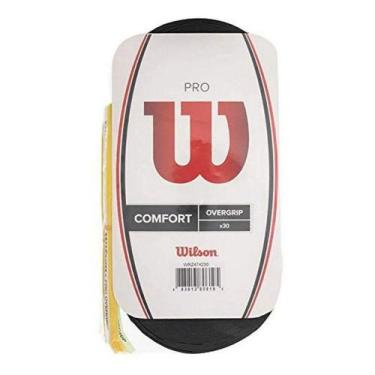 Imagem de Overgrip Wilson Pro Comfort - Pacote Com 30Un Profissional - Preto