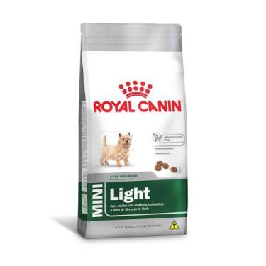Imagem de Ração Royal Canin Mini Light Para Cães Adultos Para Cães Com Tendência