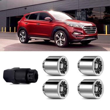 Imagem de Porca Antifurto Roubo Rodas Carros Hyundai