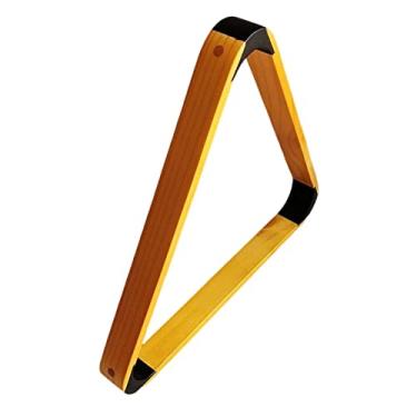 Imagem de Simhoa Suporte de bola de posicionamento de piscina para bilhar Triângulo durável 57,2 mm Snooker