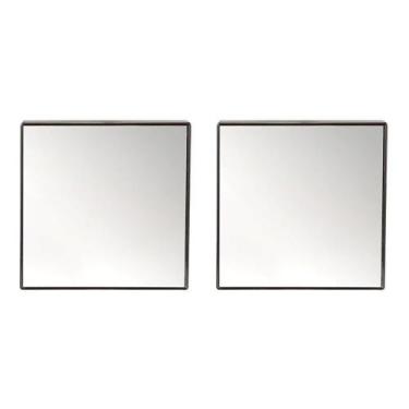 Imagem de Kit 02 Espelhos Quadrado 14 Cm Para Box Com Ventosa Makeup - Art Beaut