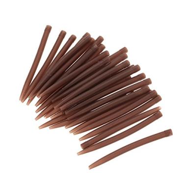 Imagem de Tingpai 30pcs 54 milímetros ema nhado Bor cha mangas Conecte-se com gancho de pesca da carpa grosseiros Acessórios de pesca