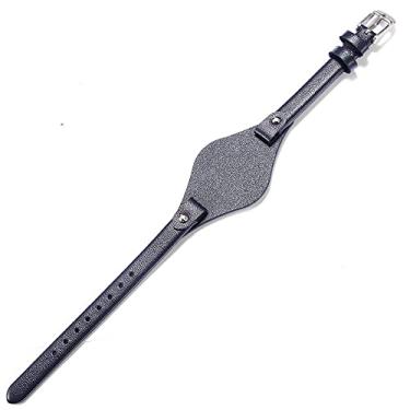 Imagem de Pulseira de couro ajustável para Fossil Es3077 2830 3262 3060, Azul, Moderna
