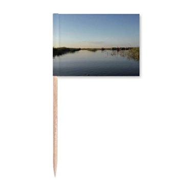 Imagem de Apenas cenário Art Deco presente moda palito bandeiras marcadoras decoração de festa