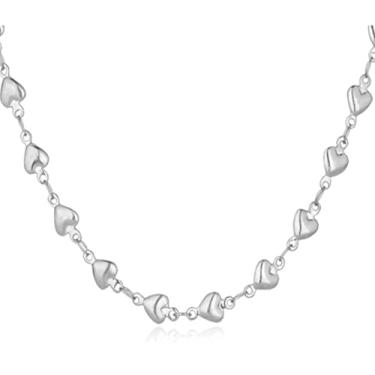 Imagem de Cordão em Aço Inox Corações