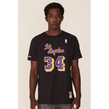 Imagem de Camiseta Mitchell & Ness Especial Los Angeles Lakers Shaquille O'neal
