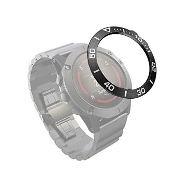 Imagem de Moldura Aro Bisel compativel com Relogio Fenix 5X e Fenix 5X Plus - Marca LTIMPORTS (Preto)