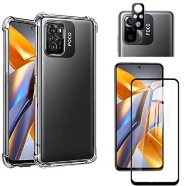 Imagem de Kit Capa Anti Impacto e Película 3D e Camera Para Xiaomi Poco M5S - Phone Palace